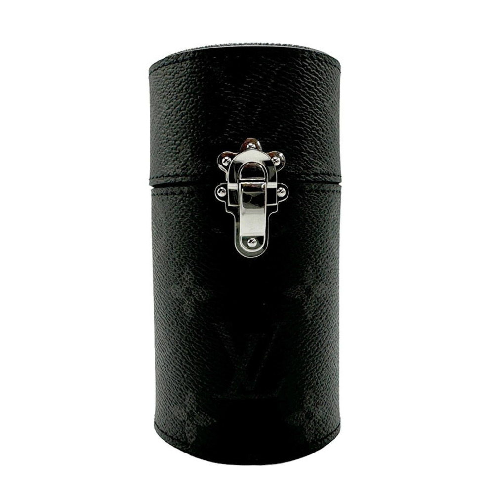 Louis Vuitton Travel Case Monogram Canvas Leather Eclipse Black